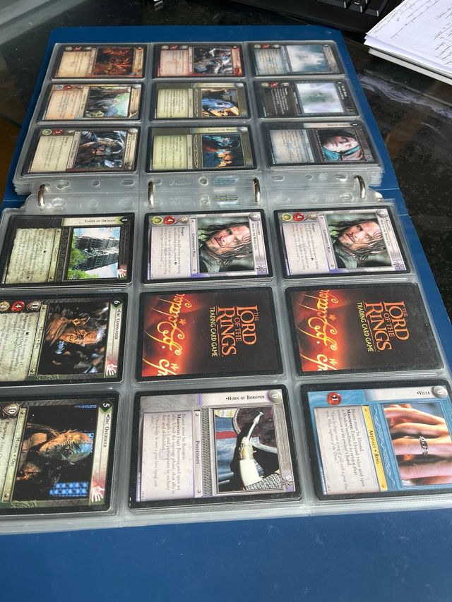 Cartas raras LOTR de Decipher