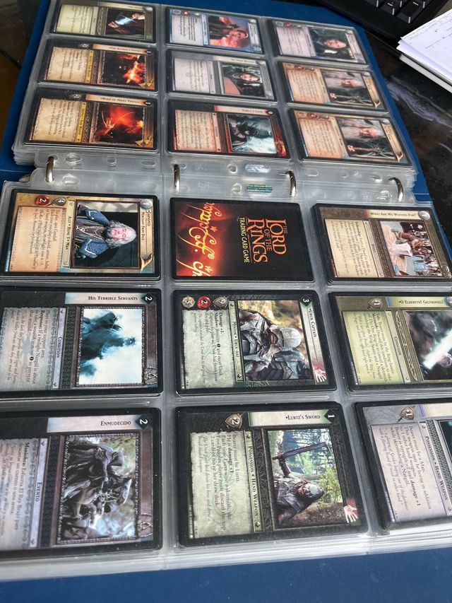 Cartas raras LOTR de Decipher