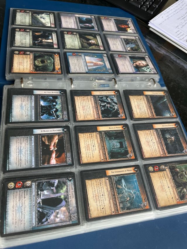 Cartas raras LOTR de Decipher