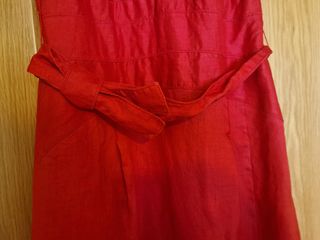 Falda Zara estampada naranja