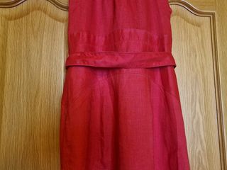 Falda Zara estampada naranja