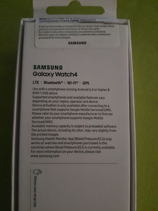 SmartWatch 4 samsung LTE