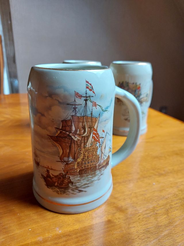 Jarras de cerveza, colección Vintage