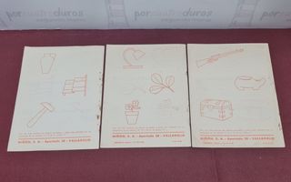 Lote 3 cuadernos escritura Alvarez