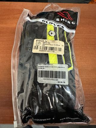 Guantes de moto cortos talla L