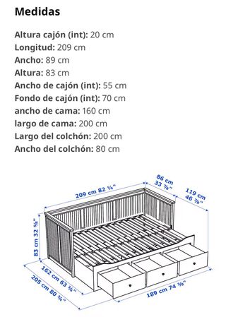 Cama nido HEMNES Ikea