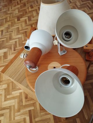Lámparas madera