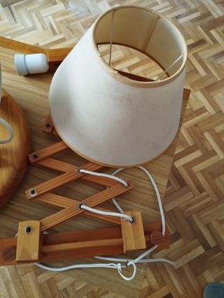 Lámparas madera