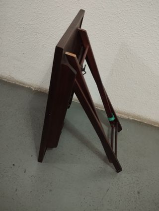 mesa de madera plegable