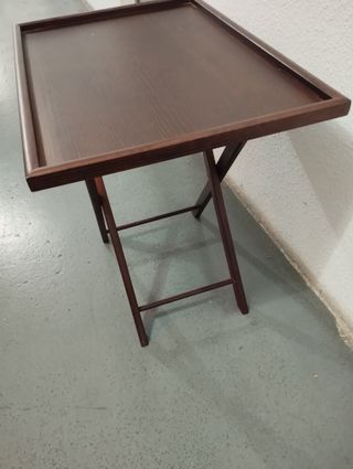 mesa de madera plegable
