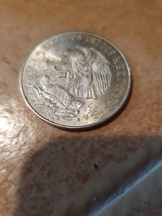 Moneda plata Olimpiadas México 1968