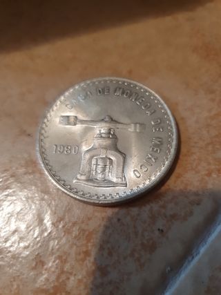 Casa Moneda México 1980. 1 onza plata..