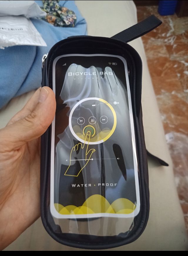 BOLSA BICICLETA MOVIL IMPERMEABLE TÁCTIL ROBUSTA