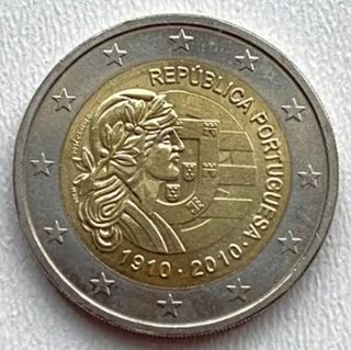 Moneda 2 euro Portugal 2010. Vendo