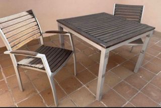 MESA+2 SILLONCITOS DE JARDÍN O TERRAZA