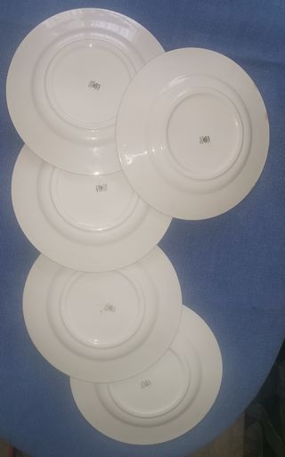 4€ c/u. Hondos y llanos platos Royal China Vigo