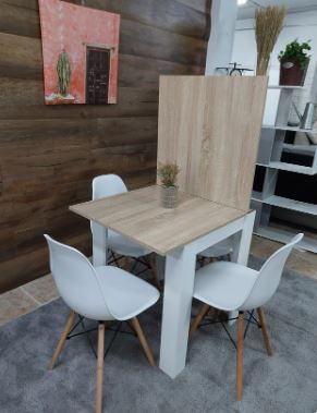 Mesa Extensible + 4 sillas nordicas