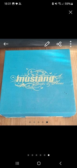 Sandalias piel marrón Mustang