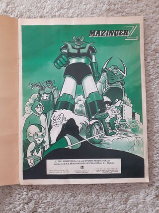 Álbum de cromos "Mazinger Z"