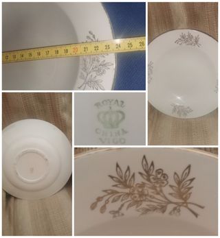 Royal China Vigo. Piezas loza antiguas