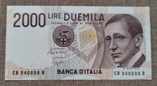 Banconota 2000 Lire G. Marconi 1992