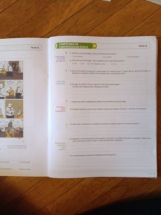 Libro de texto de francés