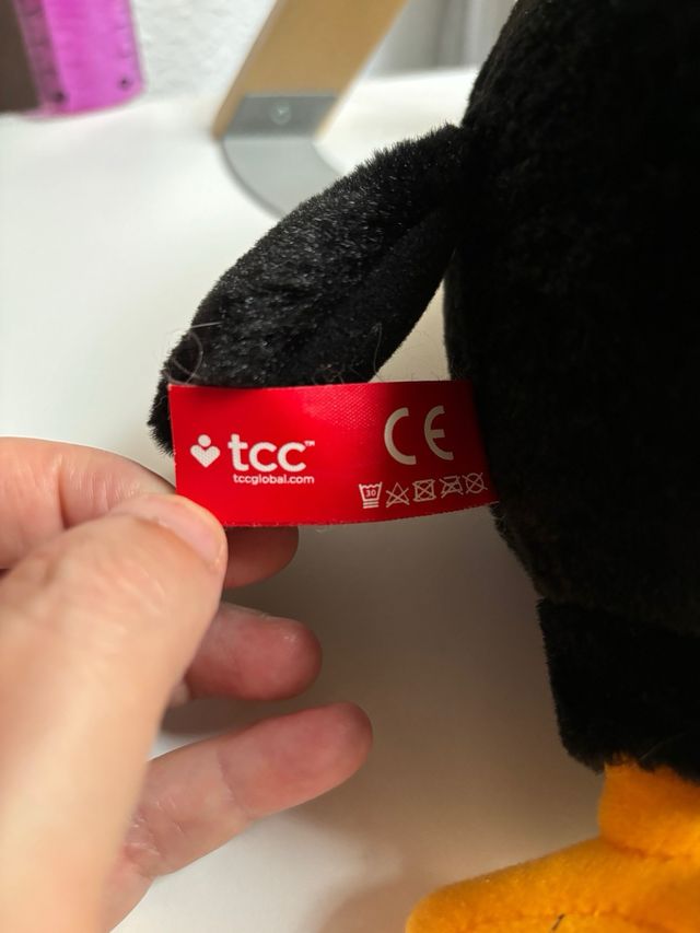 Peluche Angry Birds Preto