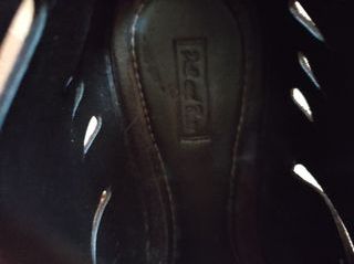 Sandalias ante marrón Pull and Bear