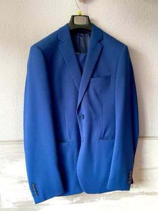 Traje azul Hombre 