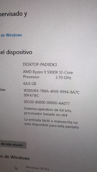 Pc gamer RTX 3070ti y Ram 64gb cambio por mac/ipad