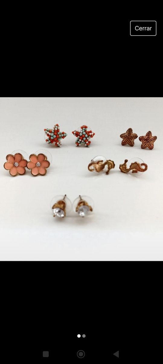 Lote de pendientes variados