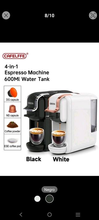 Cafetera pro nespresso, dolce gusto y pod. NUEVA
