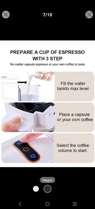 Cafetera pro nespresso, dolce gusto y pod. NUEVA