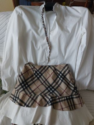 Conjunto burberry chica/niña