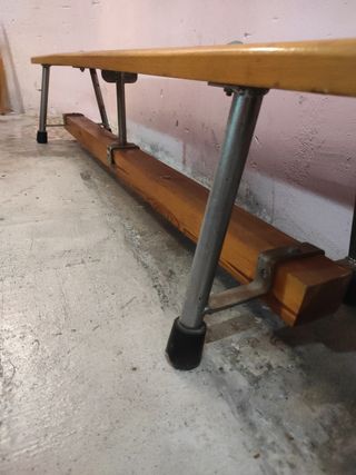 BANCO DE MADERA DE GIMNASIA