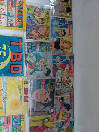 Gran Lote de tebeos y revistas antiguas