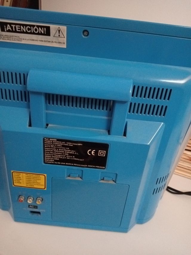 Equipo de música,caraoke, ,para cd.