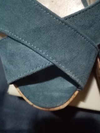 Sandali donna 38 vera pelle tacco cm 10