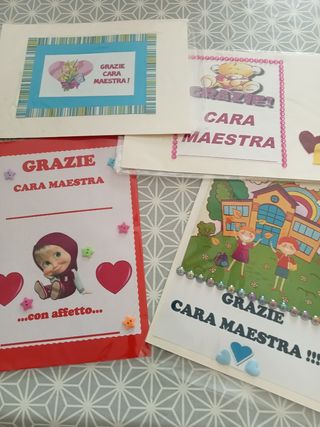 4 biglietti fine anno Grazie Maestra