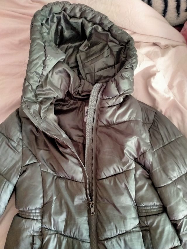 Abrigo gris niña, mayoral, talla 8