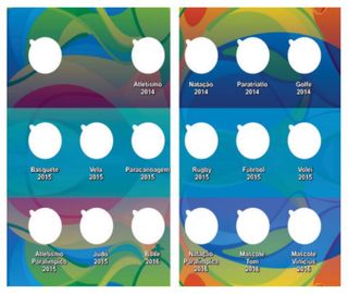 BRASIL album para monedas Olimpiadas Rio2016