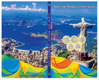 BRASIL album para monedas Olimpiadas Rio2016
