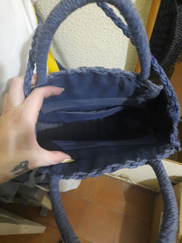 Bolso mimbre