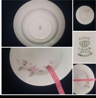 5€ cada uno. Royal China Vigo fuente y plato