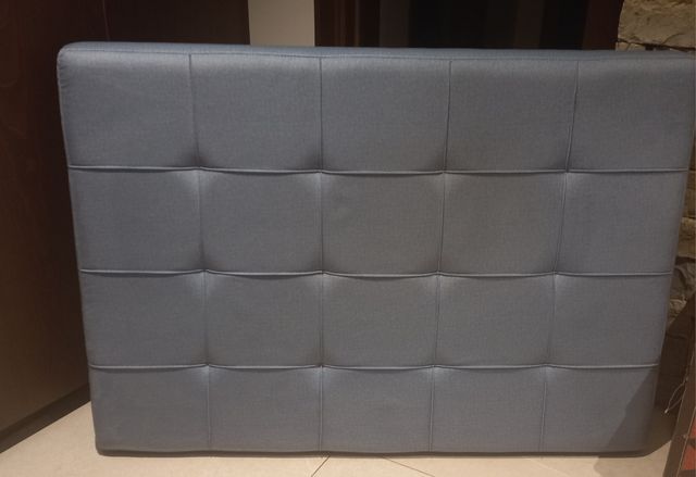 Cabezal azul tejano para cama de 1055