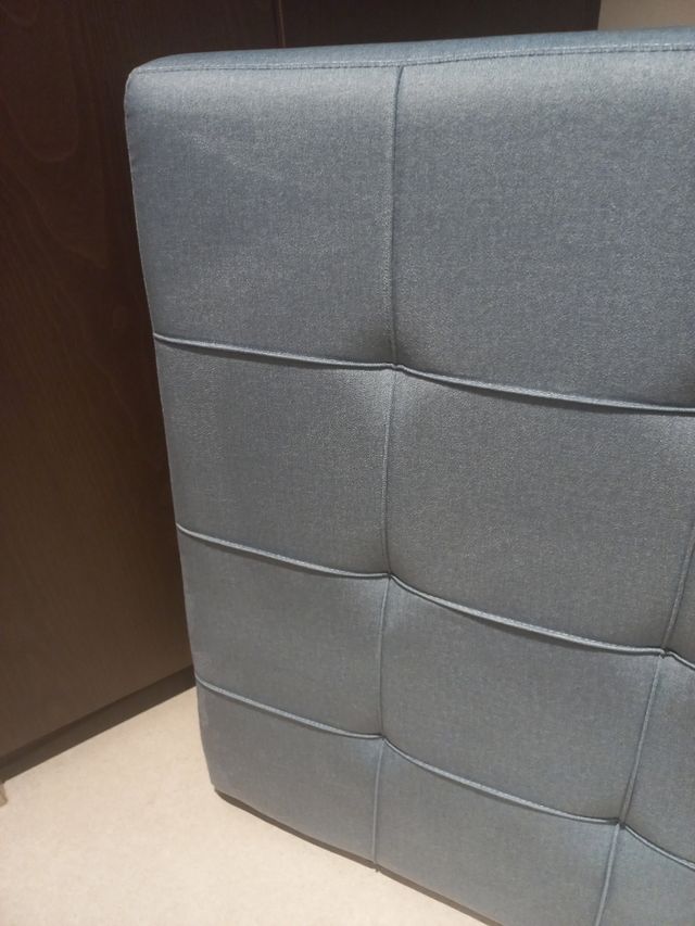 Cabezal azul tejano para cama de 1055