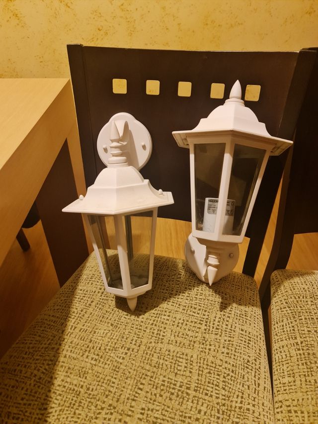 2 Lamparas farolillo exterior