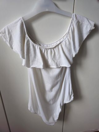 Body blanco de Bershka