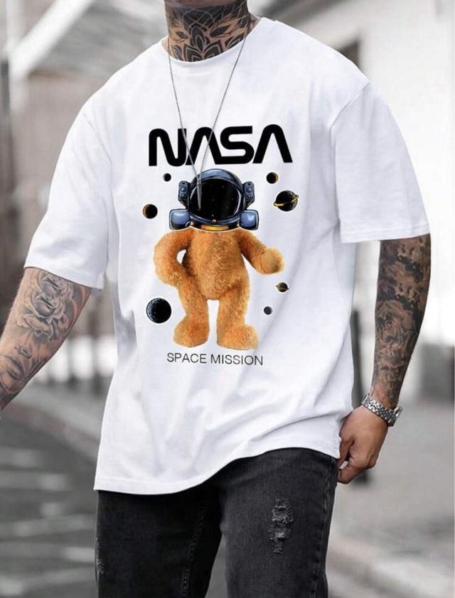Camiseta XL estampada nasa
