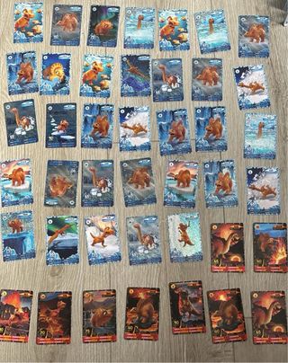 Cartas de dinosaurios
